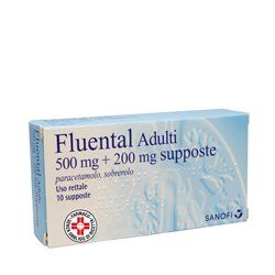 Fluental*ad 10supp 500mg+200mg