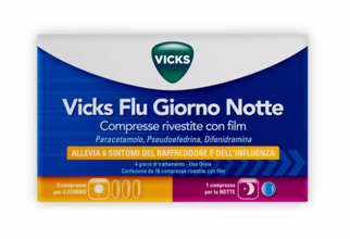 Vicks flu giorno notte*12+4cpr