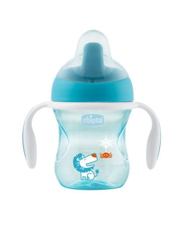 Chicco tazza training azzurra 6 mesi