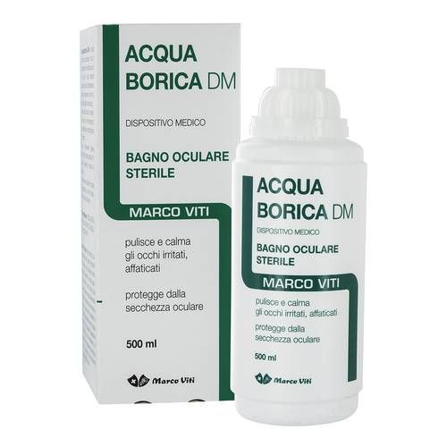 ACQUA BORICA PER BAGNO OCULARE STERILE 500 ML