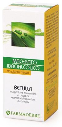 Farmaderbe betulla macerato idroalcolico 50 ml