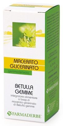 Farmaderbe betulla gemme macerato glicerinato 50 ml