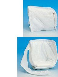 Gomitiera/talloniera in tessuto non tessuto con doppia imbottitura ovattata. regolabile tramite cint
