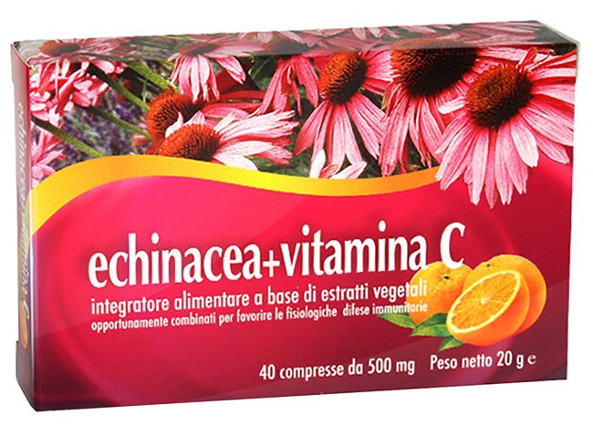 Echinacea + vitamina c 40 compresse