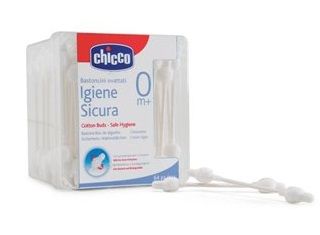 Chicco sicur net bastoncini igiene auricolare 64 pezzi