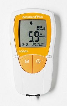 Test accutrend plus per lettura glicemia colesterolemia trigliceridi lattato