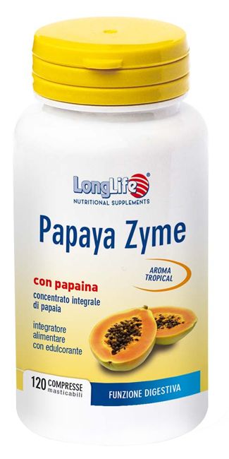 Longlife papaya zyme 120 tavolette