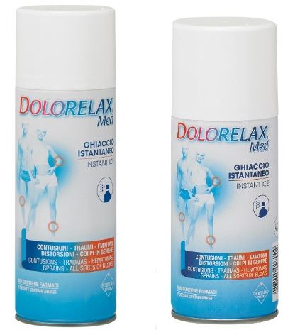 Dolorelax ice ghiaccio istantaneo spray bomboletta capienza 0ml