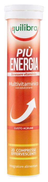 Piu' energia 20 compresse effervescenti 90 g