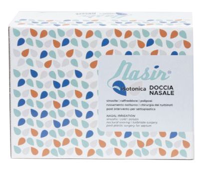 Soluzione fisiologica isotonica sterile nasir in scatola con10 sacche versione luer lock da 250ml