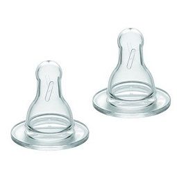 Tettarella slow flusso lento in silicone 2 pezzi