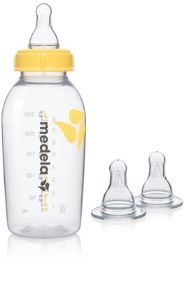 Biberon con tettarella flusso medio 150 ml