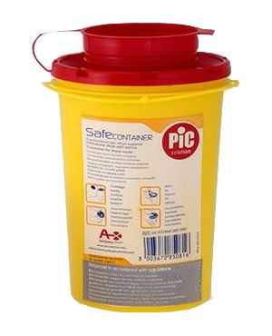 Contenitore di sicurezza per talgienti pic capacita' 0,6 litri articolo 00022994000000 1 pezzo