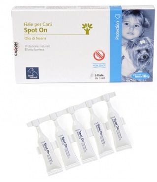 Protection spoton cane 0-10 kg 5 x 3 ml
