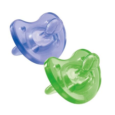 Chicco succhietto silicone neutro 4m+ 2 pezzi