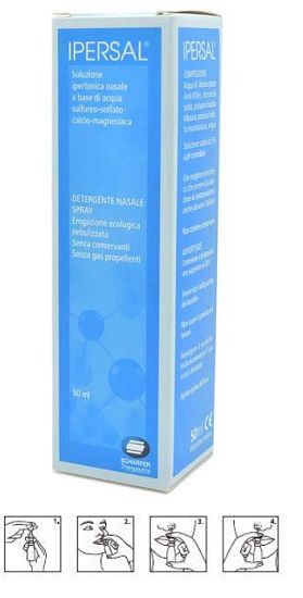 Soluzione ipertonica spray nasale ipersal 50ml
