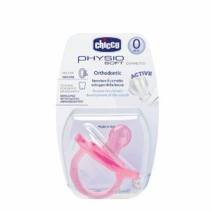 Chicco gommotto silicone rosa 0m 1 pezzo