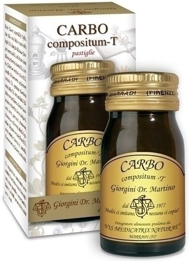 Carbo compositum t 225 pastiglie