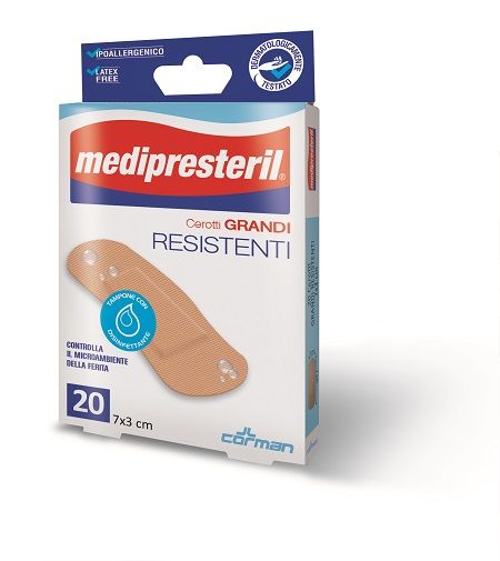 Cerotto medipresteril resistenti confezione assortita 4 formati 40 pezzi