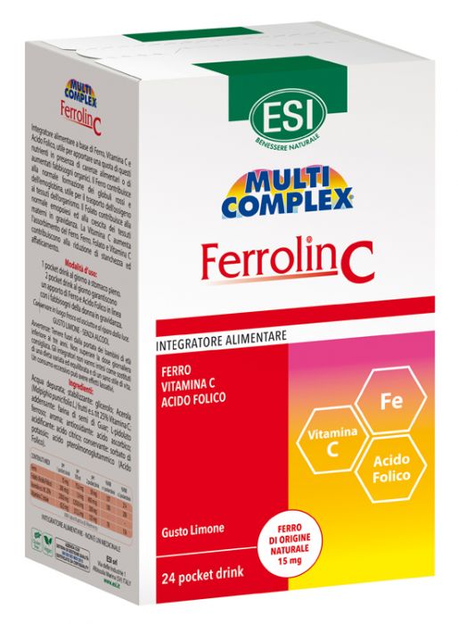 Ferrolin c pocket drink 24 bustine