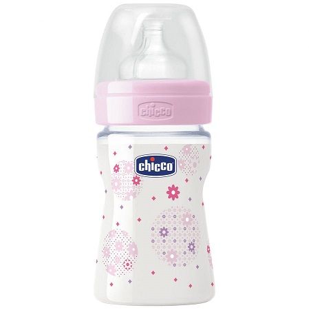 Chicco biberon 150 ml polipropilene silicone 1 foro girl