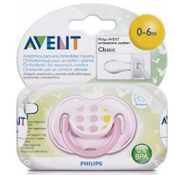 Avent succhietto decorato femminuccia 0-6 mesi