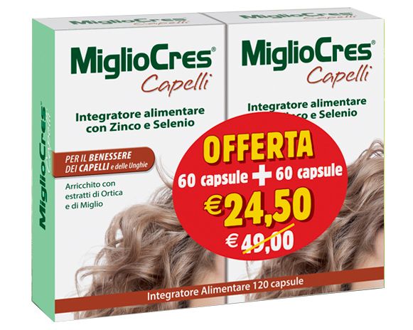 Migliocres 60+60 capsule 60 g promozione
