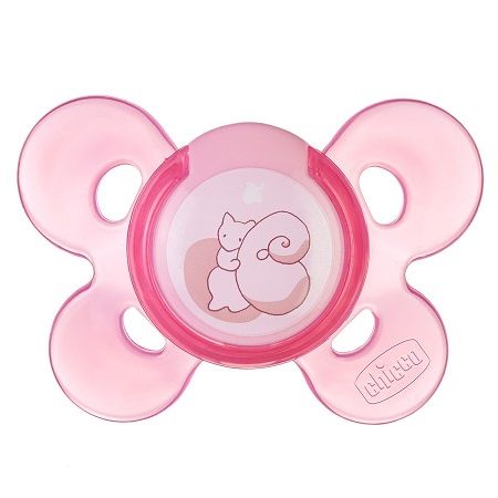Chicco succhietto ph comfort rosa silicone 0 mesi + 1 pezzo caucciu'