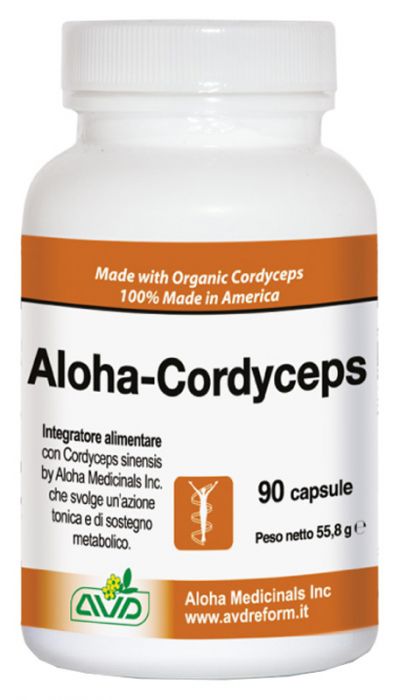 Aloha cordyceps 90 capsule flacone 55,8 g