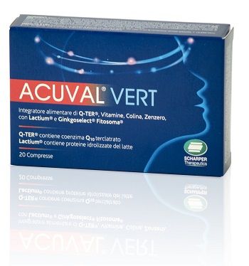 Acuval vert 20 compresse 1,2 g
