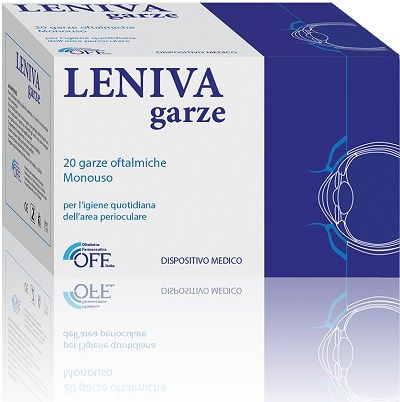 Leniva garze oftalmiche 20 pezzi