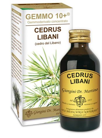 Gemmo 10+ cedro del libano 100 ml liquido analcolico