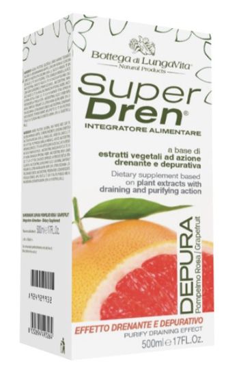 Superdren depura pompelmo rosa 500 ml