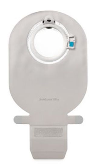 Sacca per ileostomia sensura mio 430 click aperta con apertura ispezionabile hide-away sistema a 2 pezzi midi flangia 60 mm 30 pezzi