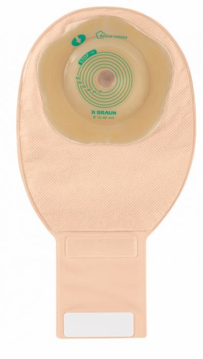 Sacca ileostomia flexima active convessa ritaglio 15-45 mm sp cover 10 pezzi