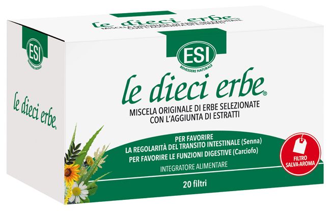 Le dieci erbe tisana 20 filtri