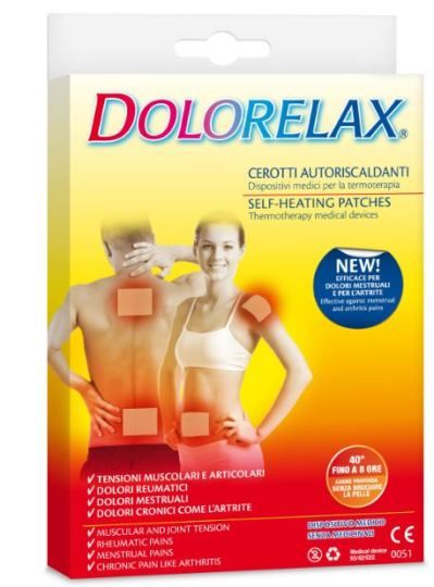 Dolorelax cerotto effetto caldo 6 pezzi