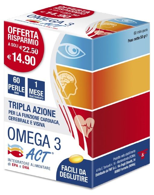Omega 3 act 60 perle 540 mg