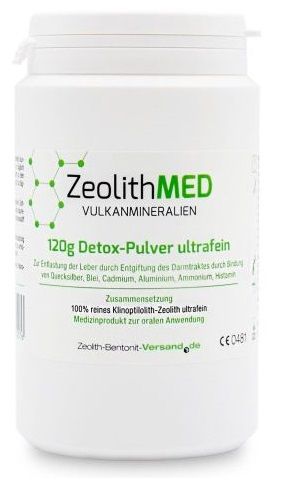 Zeolithmed minerali vulcanici detox polvere ultrafine 120 g