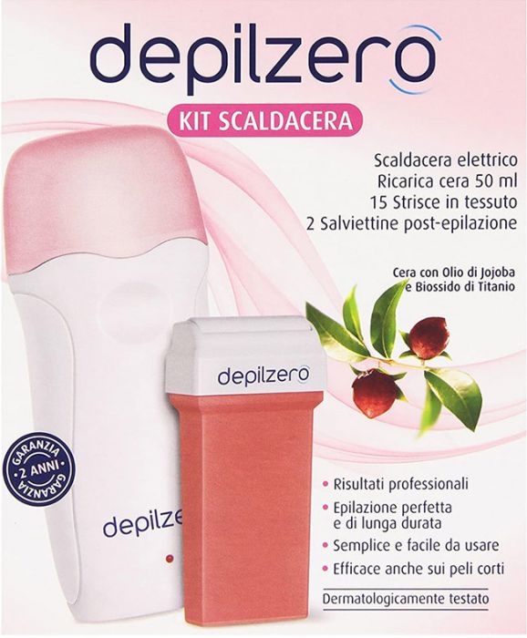 Depilzero kit scaldacera + ricarica
