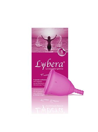 Lybera coppetta igienica fucsia edition taglia 1