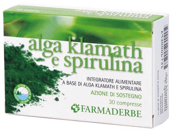 Alga klamath e spirulina 30 compresse