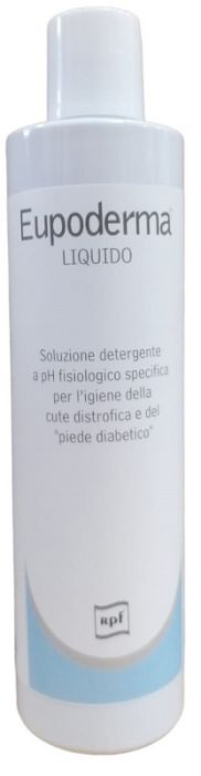Eupoderma liquido soluzione detergente per piede diabetico 300 ml