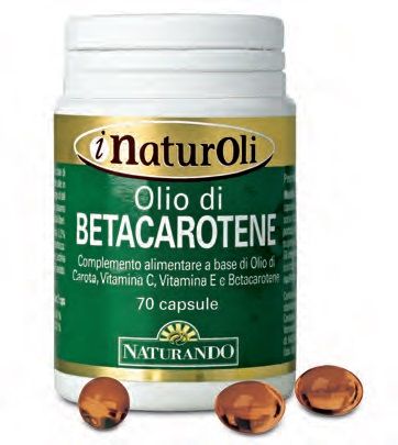 I naturoli olio  di betacarotene 70 capsule