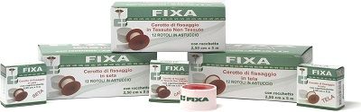 Cerotto tessuto non tessuto curamed fixa 2,5 x 500 cm con rocchetto