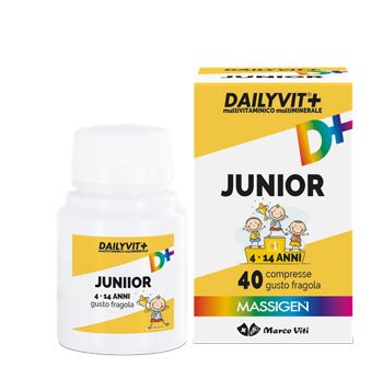 Dailyvit+ junior multivitaminico e multiminerale 40 compresse masticabili