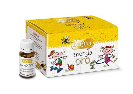 Buona energia oro 10 flaconcini da 10 ml