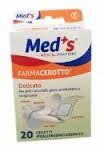Cerotto meds strips delicato tessuto non tessuto assortiti 20 pezzi