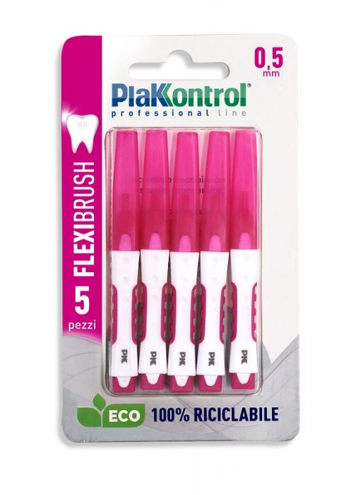 Plakkontrol scovolino interdentale flexi brush05 blister 5 pezzi