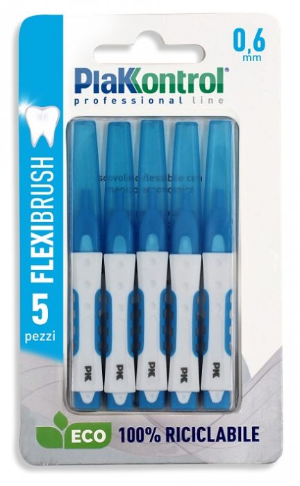 Plakkontrol scovolino interdentale flexi brush06 blister 5 pezzi